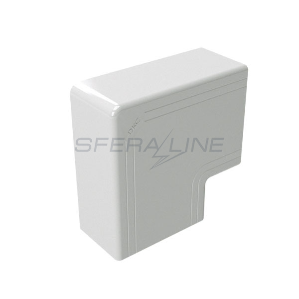 Кут NPAN 120x80 плаский, білий RAL9001