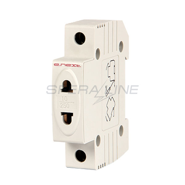 Розетка на DIN-рейку e.socket.stand.din, 230 В, E.NEXT