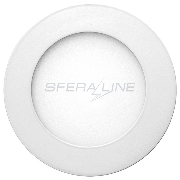 Світильник світлодіодний DownLight 3Вт, 4500К, 180лм, круглий, Ecostrum