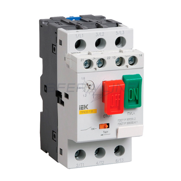 Автомат захисту двигуна (пускач) ПРК32-25 In=25A Ir=20-25A Ue 660B IEK