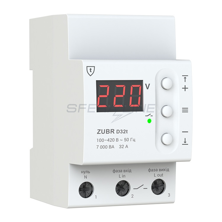 Реле напруги ZUBR D25t