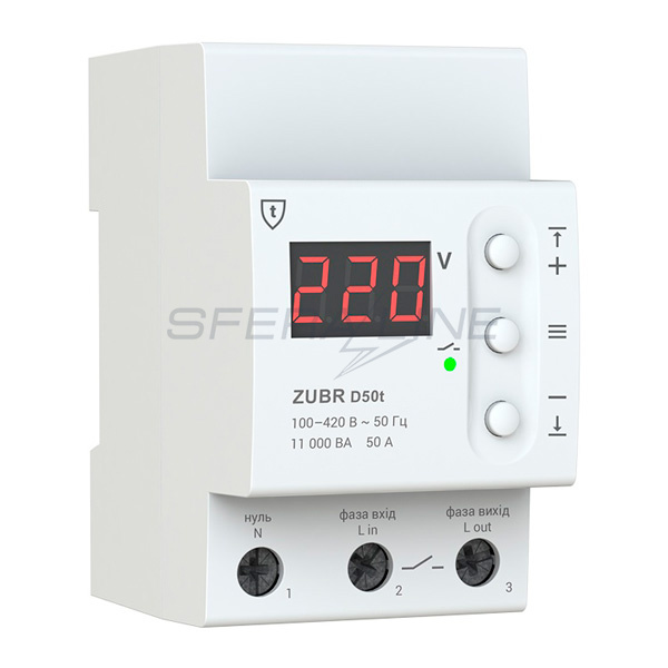 Реле напруги ZUBR D50t