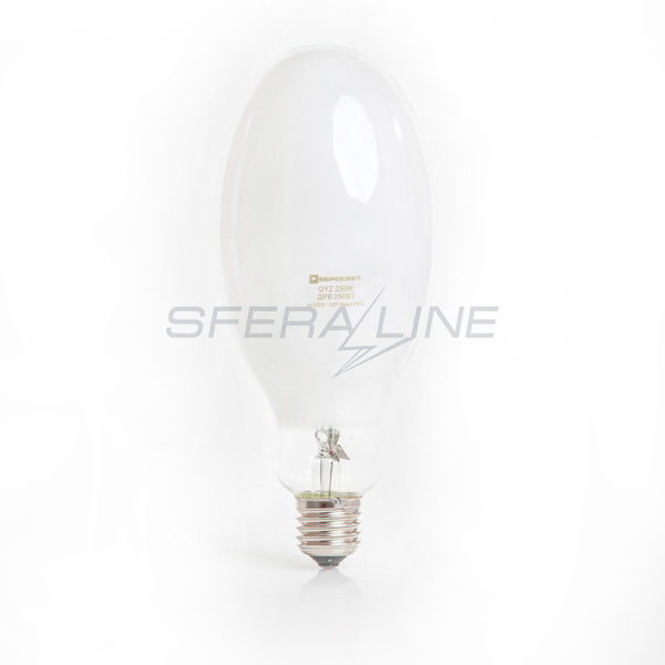 Лампа ртутно-вольфрамова GYZ 250Вт 220В E27