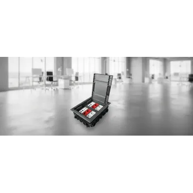 Напольные монтажные коробки KOPOBOX в бетонные полы