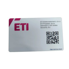 Карта пополнения EVC-RFID