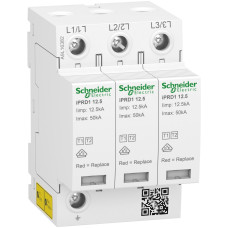 УЗИП тип 1+2 50/20кА 350В 3P с сигнализацией Schneider Electric iPRD1 12.5r
