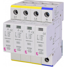 УЗИП тип 2 40/20кА 275В 4P ETI ETITEC C T2 275/20 (3+1)