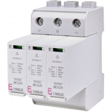 УЗИП тип 1+2 Iimp 6,25кА 1100В DC ETI ETITEC EM T12 PV 1100/6,25 Y
