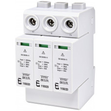 УЗИП тип 2 40/20кА 1100В DC ETI ETITEC EM T2 PV 1100/20 Y
