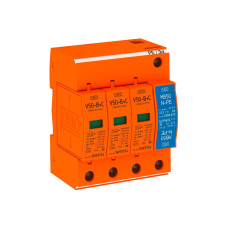 УЗИП тип 1+2 280В 3P+NPE OBO Bettermann CombiController V50-B+C
