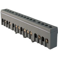 Клемник кінцевий ізольований FMD815GR 15 6х9 мм² сірий Промфактор
