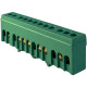 Клемник кінцевий ізольований FMD812GN 12 6х9 мм² зелений Промфактор