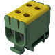 Клемник FT1050G 2P,Cu:2.5-50 / Al:6-50 2.5-50 мм² жовто-зелений Промфактор