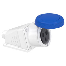 Розетка силовая стационарная 2P+PE 32А 220В IP67 Schneider Electric 123