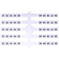 Табличка маркировочная EO3 31-40 ETI 200 шт/уп