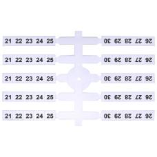 Табличка маркировочная EO3 21-30 ETI 200 шт/уп