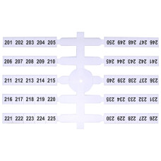 Табличка маркировочная EO3 201-250 ETI 200 шт/уп