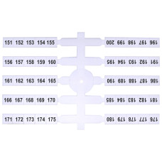 Табличка маркировочная EO3 151-200 ETI 200 шт/уп