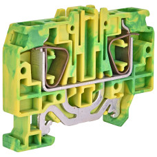 Клемник пружинний заземлювальний ESP-HTE.10 (10 мм²) жовто-зелений ETI