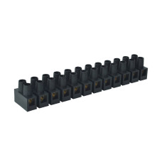 Клеммная колодка 24А, 12х2,5 мм, (TYP 210 FA) чёрная Kopos