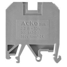 Клеммник JXB 10/35 серый АСКО-УКРЕМ