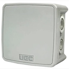 Коробка распределительная 100х100х50 мм IP65 наружная серая UEC JB-100-100-050-GF-IP65-GR