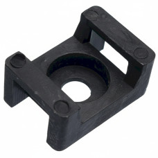 Площадка под хомут e.cta.stand.15.10.black15х10 H-7 мм отверстие Ø3 мм чёрная E.NEXT 100 шт/уп