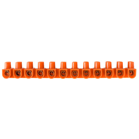 Клемна колодка гвинтовий ЗВИ- 3 12групп (2,5 мм²) e.tc.stand.12.2.5.orange