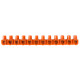 Клемна колодка гвинтовий ЗВИ- 3 12групп (2,5 мм²) e.tc.stand.12.2.5.orange