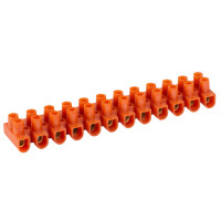 Клеммная колодка винтовой ЗВИ- 3 12групп (2,5 мм²) e.tc.stand.12.2.5.orange