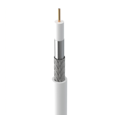Кабель RG-6 F690BV (медь 690) Cu white (Одескабель) (бухта 305м.)