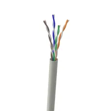 Кабель UTP cat.5e 4х2х0,51 AWG 100МГц (бухта 305м) серый ЗЗЦМ