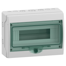 Щит пласт. ЩРН-П- 12 мод IP65 зовн. прозорі дверц з клемами Mureva (C3)