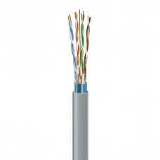 Кабель FTP cat.5e 4х2х0,51 AWG 100МГц (бухта 305м) сірий ЗЗКМ
