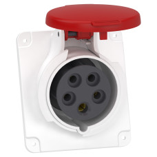 Розетка 415 скрытая 3Р+PЕ+N 16А 380В IP44 (C3)