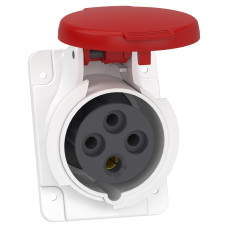 Розетка 414 скрытая 3Р+PЕ 16А 380В IP44 (C3)