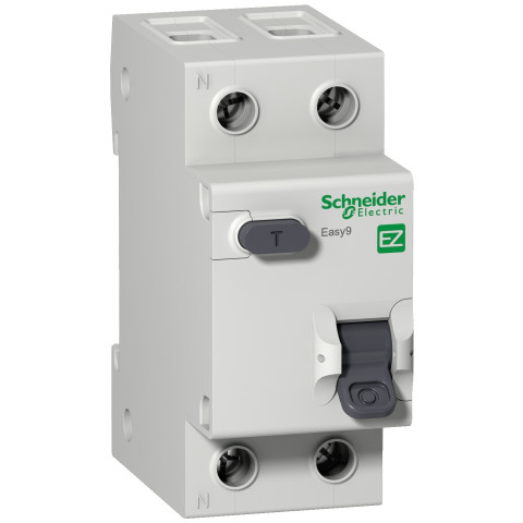 Дифавтомат 1P+N 10А C 30мА тип AC Schneider Electric Easy9