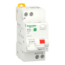 Дифавтомат 1P+N 20А C 30мА тип A Schneider Electric Resi9 Диф.авт