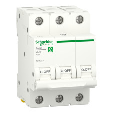 Автоматический выключатель 3P 20А C 6кА Schneider Electric Resi9