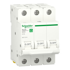 Автоматический выключатель 3P 10А C 6кА Schneider Electric Resi9