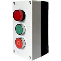 Пост кнопковий тримісний FP4-BOX3W12 метал Промфактор