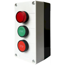 Пост кнопочный трехместный FP5-BOX3W34 пластик Промфактор