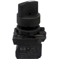 Вимикач кнопковий пластиковий FP5-AD41 1NO (чорний) Промфактор