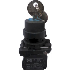 Вимикач кнопковий пластиковий FP FP5-AG03 2NO (чорний) Промфактор