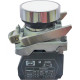 Кнопка металлическая FP4-BA11 1НО (белая) Промфактор