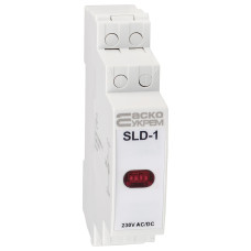 Сигнальный индикатор модульный 230В AC/DC SLD-1 красный АСКО-УКРЕМ