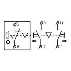 Пост кнопочный подвесной XAL-B3-2713 с фиксацией АСКО-УКРЕМ