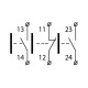 Пост 3-местный XAL-B334 АСКО-УКРЕМ