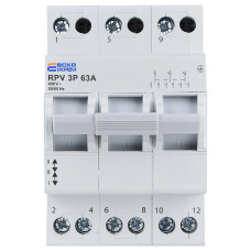 Переключатель нагрузки (I-0-II) RPV 3P 63А АСКО-УКРЕМ