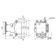 Контактор силовой 225А 220В AC АСКО-УКРЕМ LC1-F225